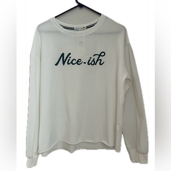 C & C California “Nice-ish”long sleeve top - Picture 3 of 7